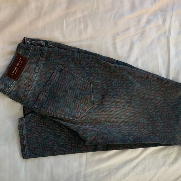 Maison scotch patterned jeans amsterdams blauw - Picture 2 of 4